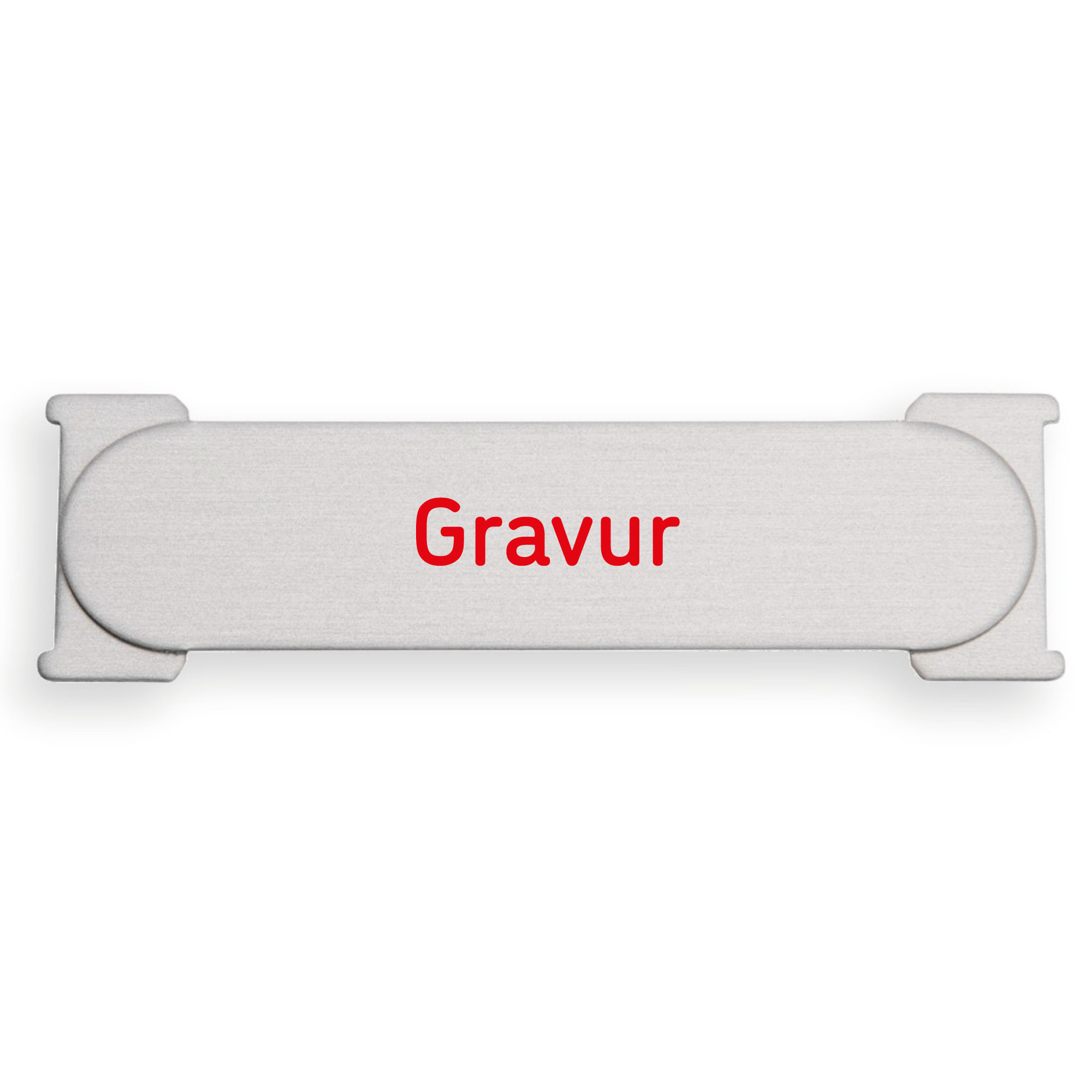 RENZ RSA1 Alu Briefkastenschild / Klingelschild graviert