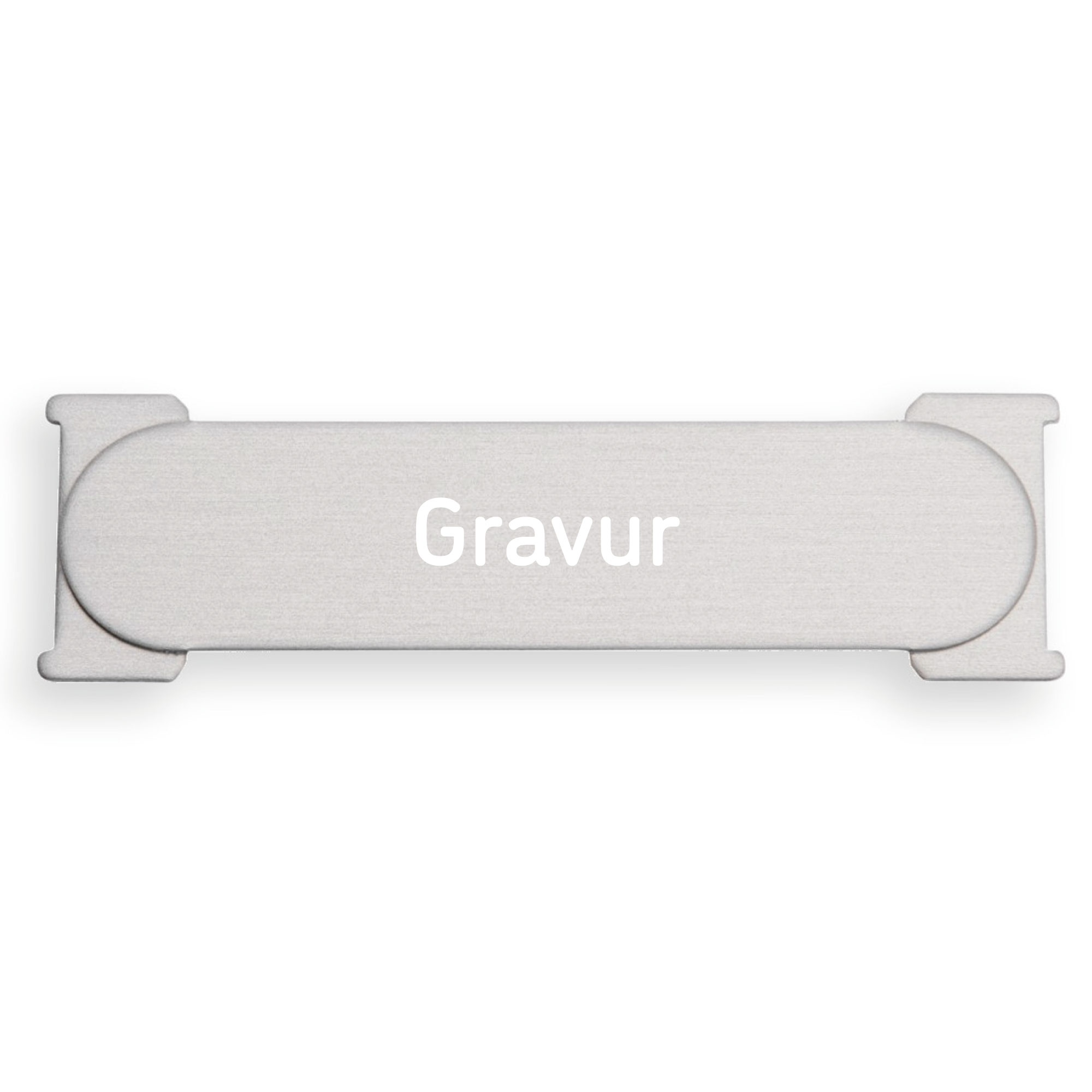 RENZ RSA1 Alu Briefkastenschild / Klingelschild graviert