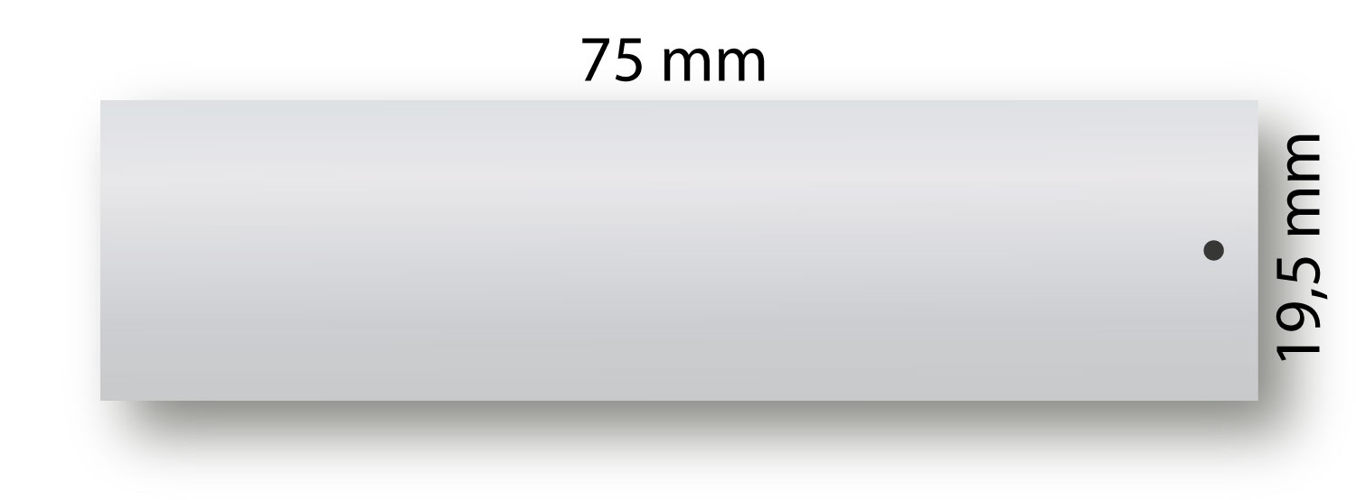 RENZ RSA2 Aluminiumschild (ohne Beschriftung)