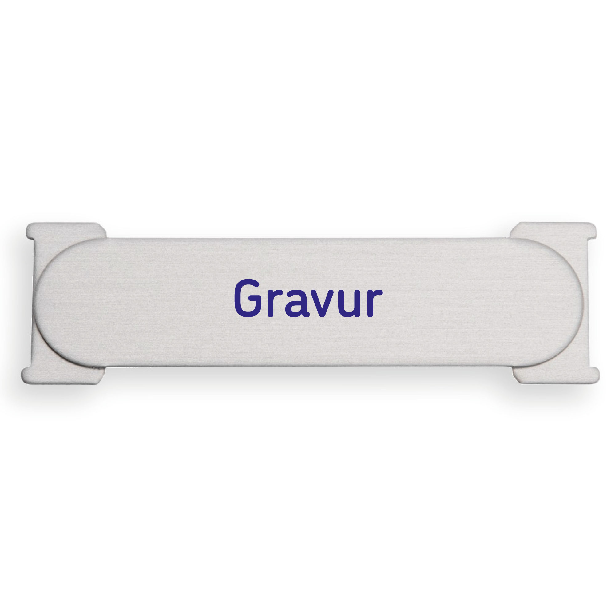 RENZ RSA1 Alu Briefkastenschild / Klingelschild graviert