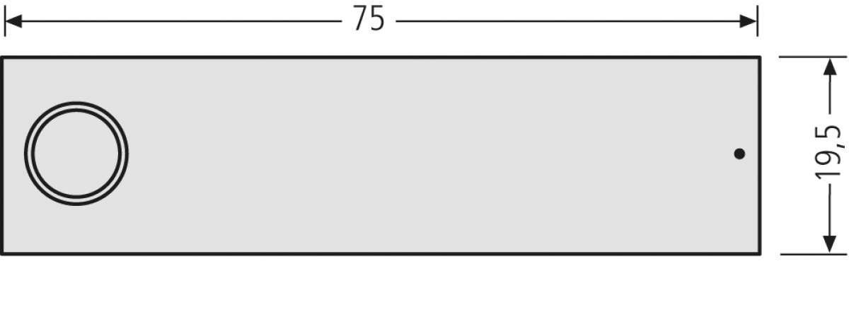 RENZ RSA2 Edelstahlschild Klingeltaster mit Laserbeschriftung