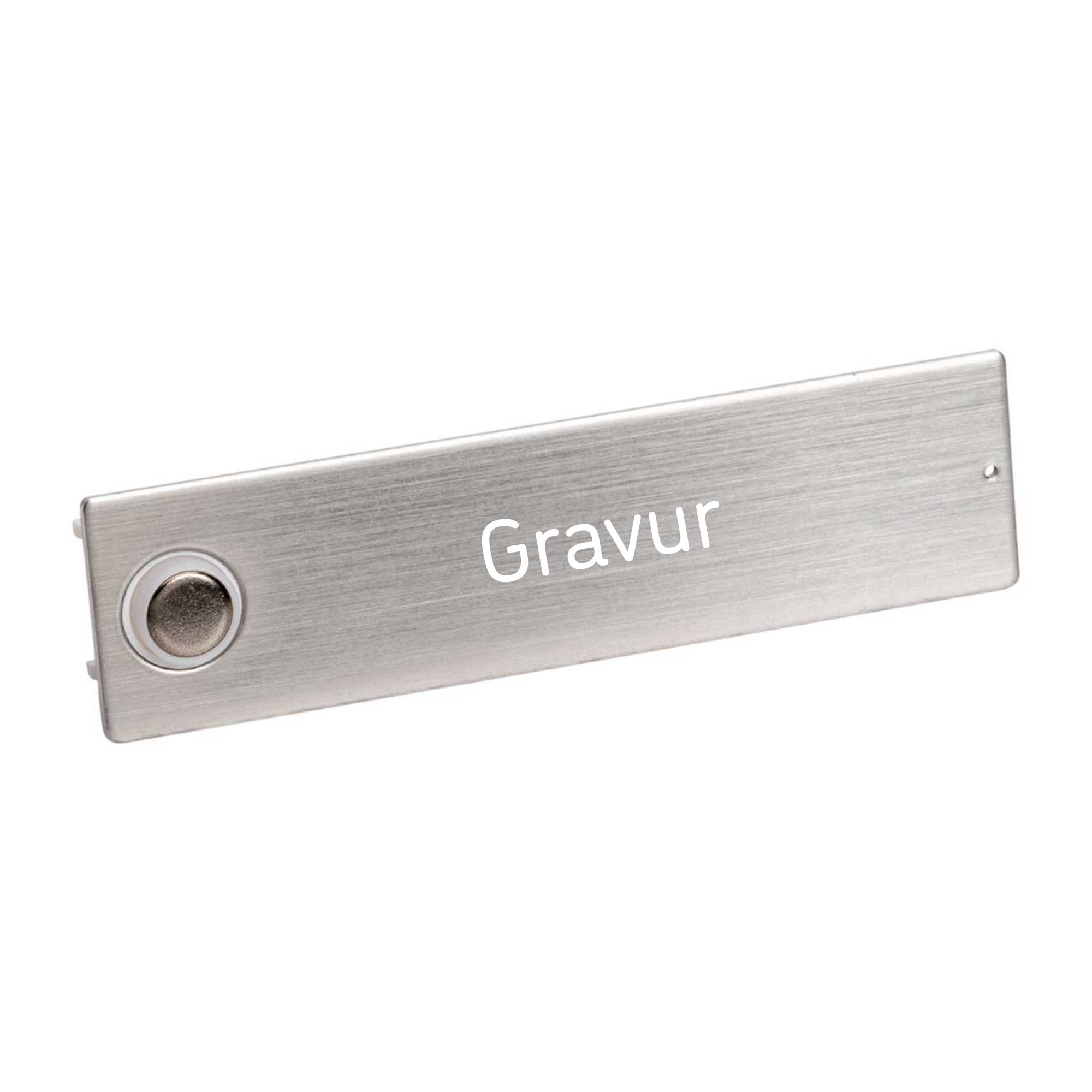 RENZ RSA2 Edelstahl Klingeltaster mit Gravur