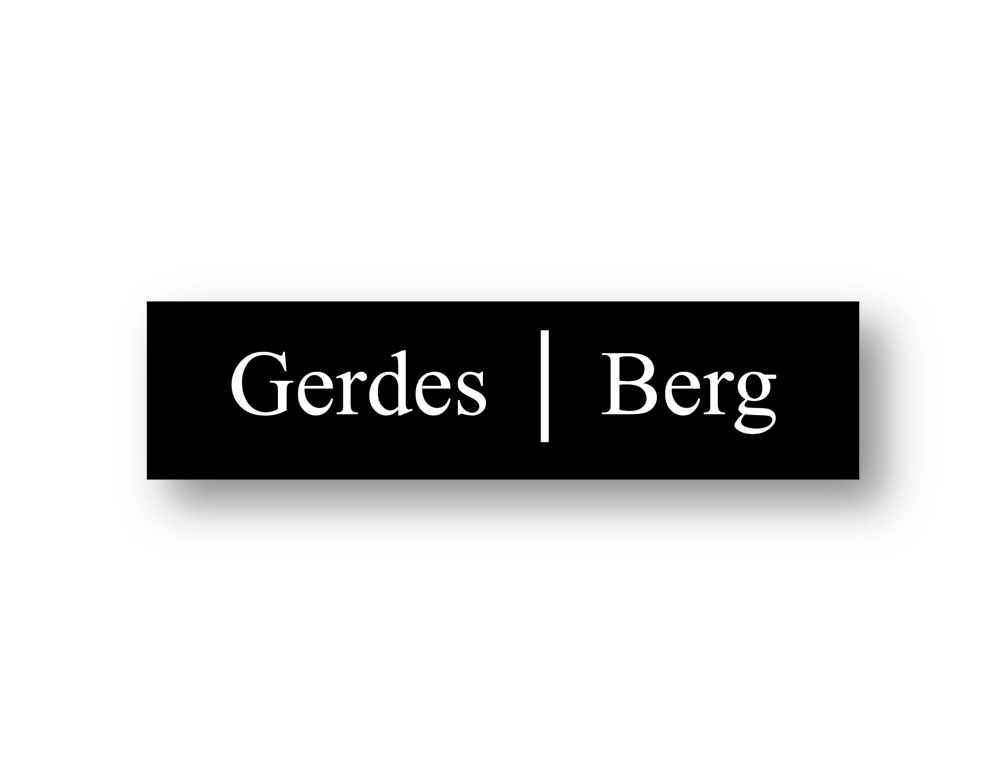 Klingelschild & Briefkastenschild nach Maß – Acryl graviert, selbstklebend oder zum Einlegen